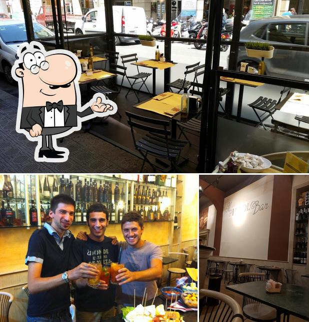 Piccolo Bar - Dante si caratterizza per la interni e bancone da bar