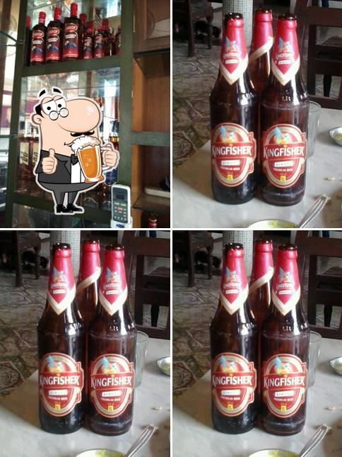 Order a pint of light or dark beer