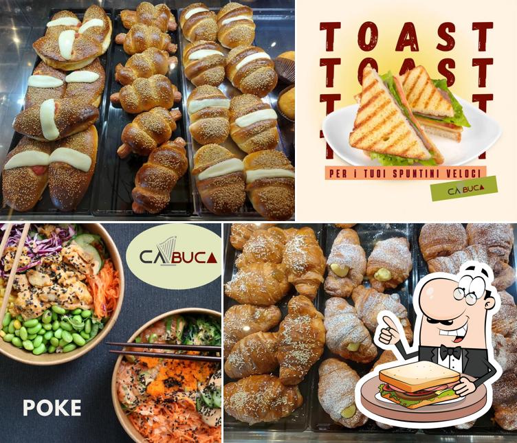 Toast al formaggio al Bar Cabuca