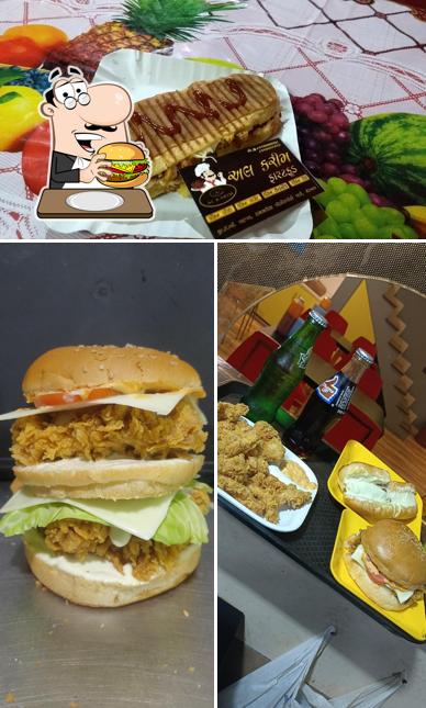Order a burger at Al Karim Fast Food