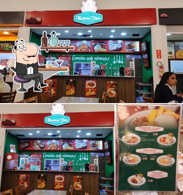 O interior do Mamma Ursa