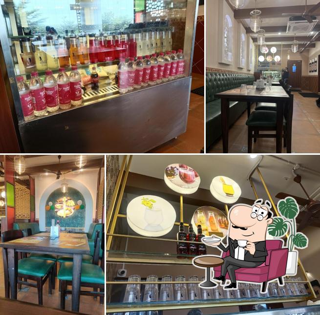 The interior of Sharief Bhai Biryani Trichy