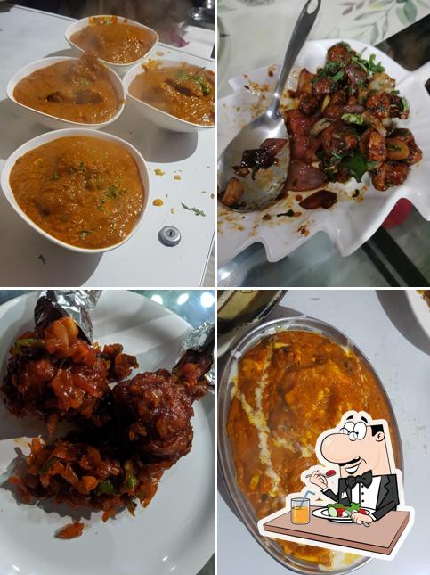 Food at The Curry Knights family Restaurant