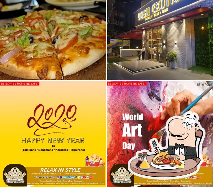 At Yash Exotica, you can taste pizza