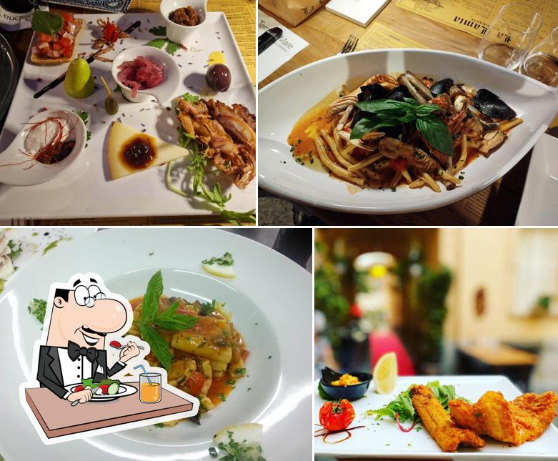 Platti al Ristorante La Lamia