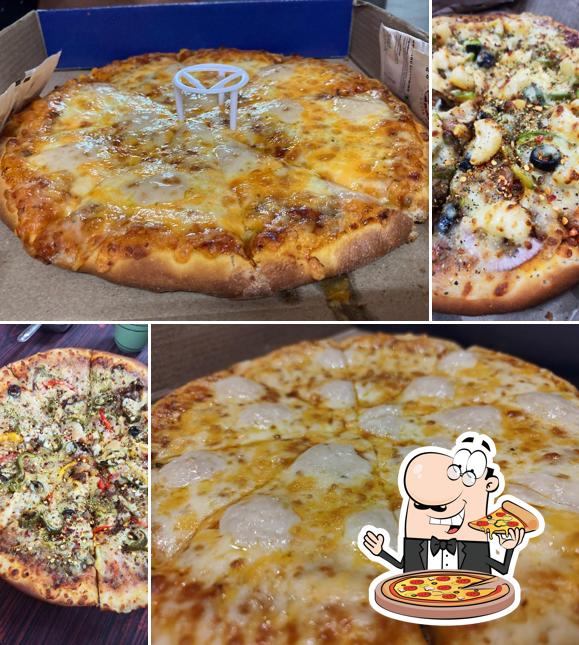 Pick pizza at London Yard Pizza