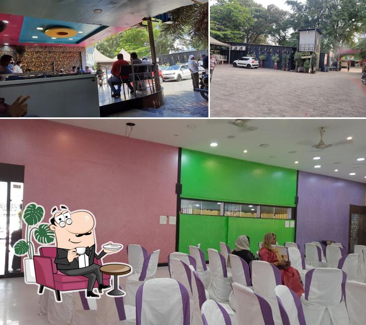 The photo of interior and exterior at Busy Food Hall