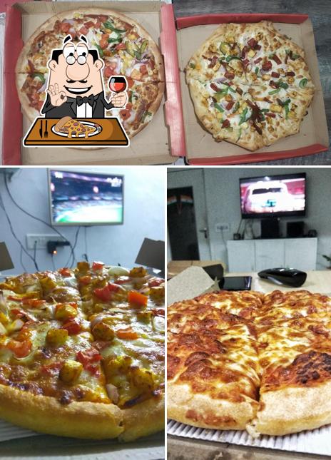 Order various types of pizza