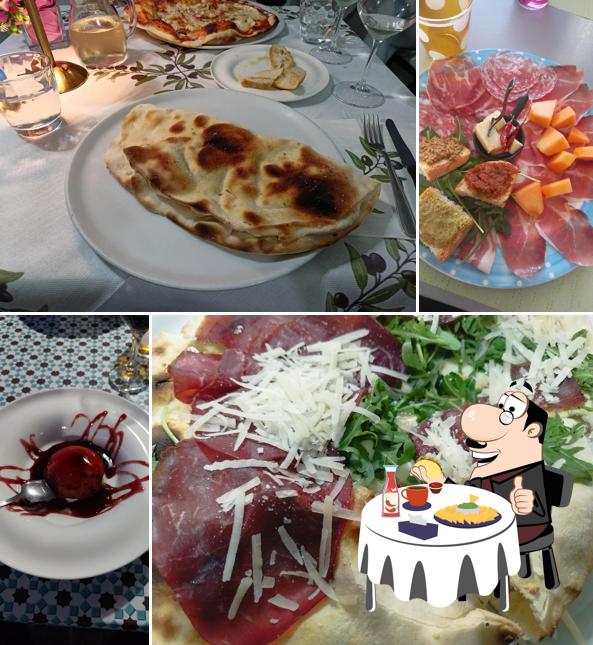 Piatto di formaggi al Pizzeria La Rosa