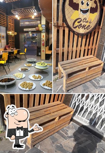 O interior do Cia do Cone