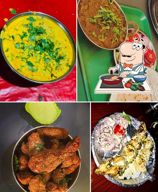 Chicken curry at Raje da dhaba