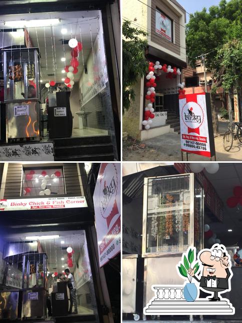 The exterior of Binky Chicken Corner