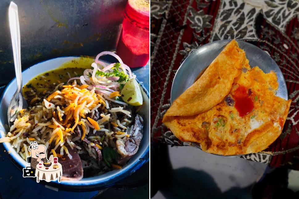 Food at Moeen Haleem Biryani