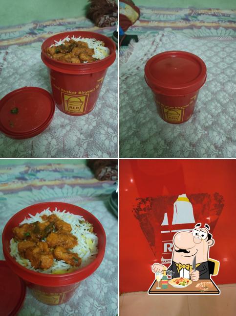 Food at Red Bucket Biryani