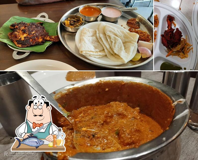 Grilled salmon at Sanjay Lunch Home