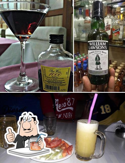 Pick a drink from the menu