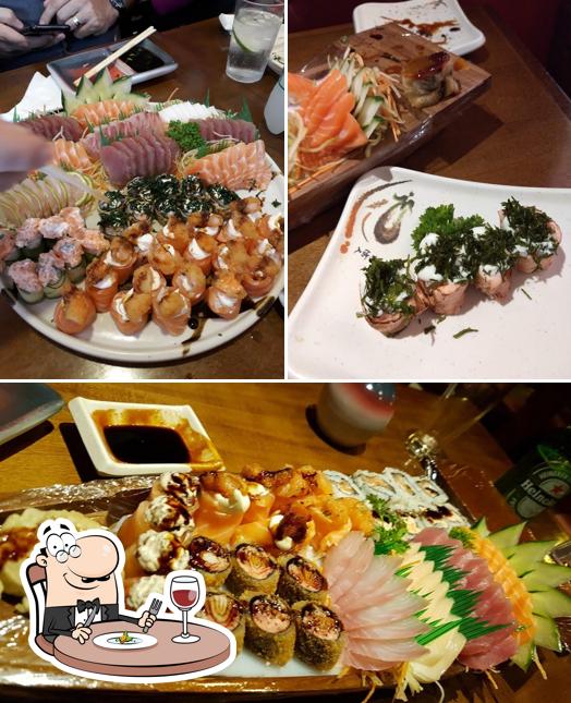 Platos en Hioki Sushi Santa Rosália