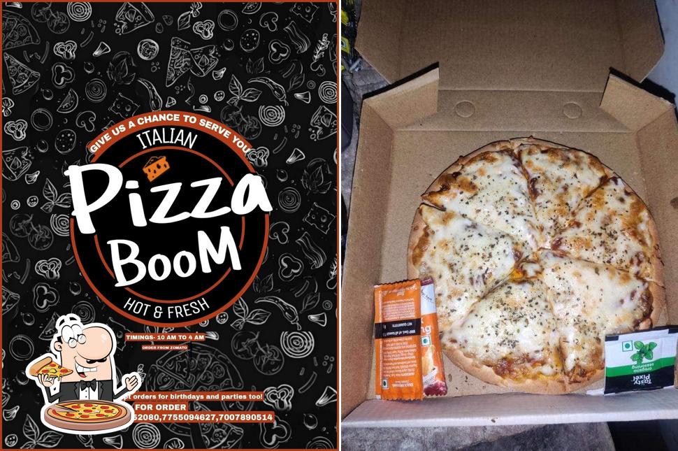 At Pizza Boom, you can taste pizza