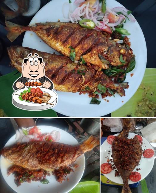 Fried fish at Nadan Adukkala