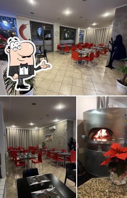 Gli interni di Pizza Le Betulle