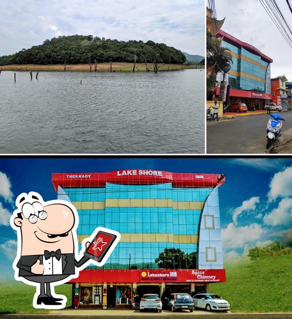 The exterior of Hotel Lakeshore Inn