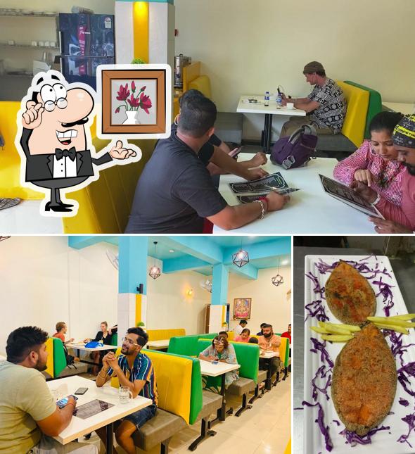 The interior of Shraddha Classic Pure Veg