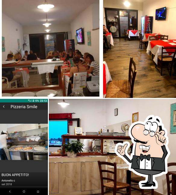 Gli interni di Pizzeria Smile