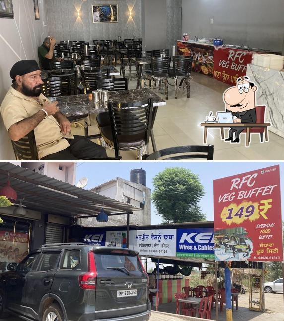 The interior of RFC Veg buffet