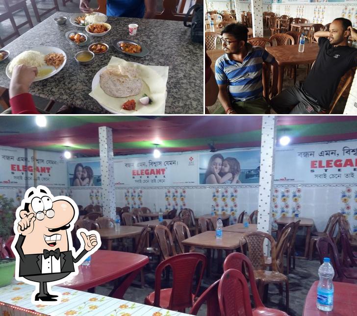 The interior of Radha Krishna Hotel