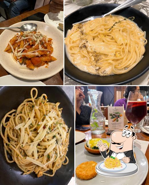 Spaghetti carbonara at The Nutcracker