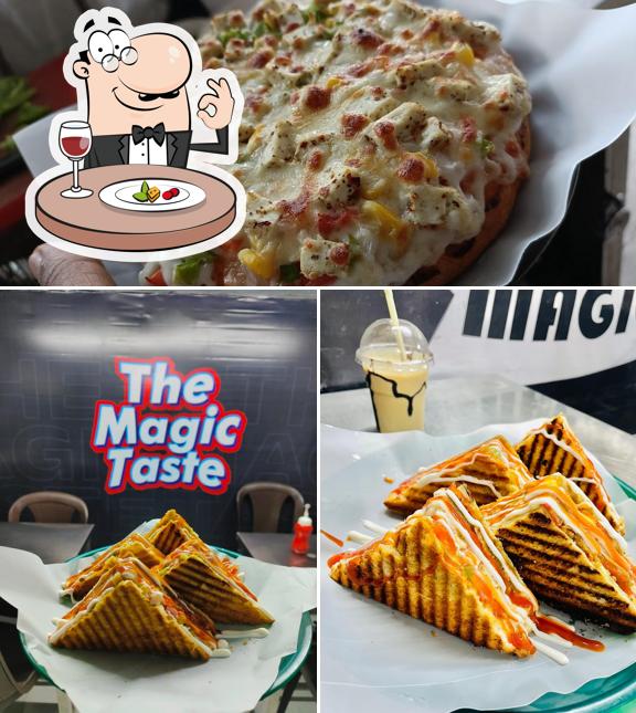 Grilled cheese sandwich at The magic taste