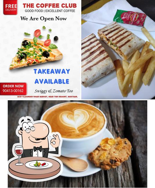 This is the photo showing food and beverage at THE COFFEE CLUB