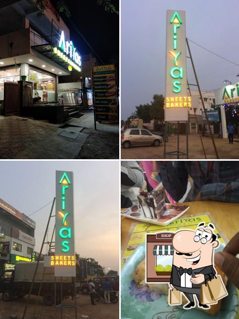 The exterior of aryass sweets cakes shope