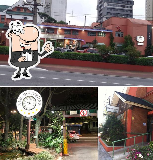 Veja imagens do exterior do Santa Marcelina Pizzaria e Restaurante