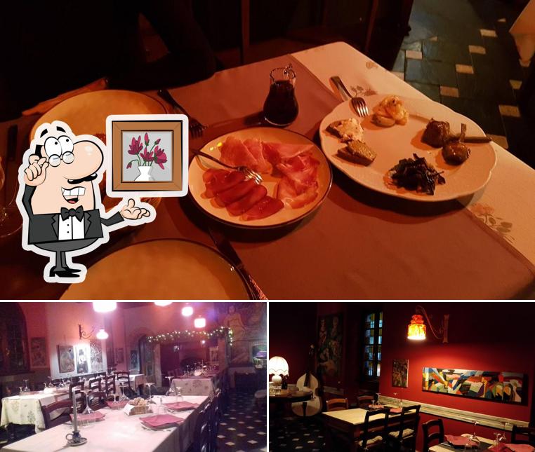 Gli interni di Antica Trattoria della Pila