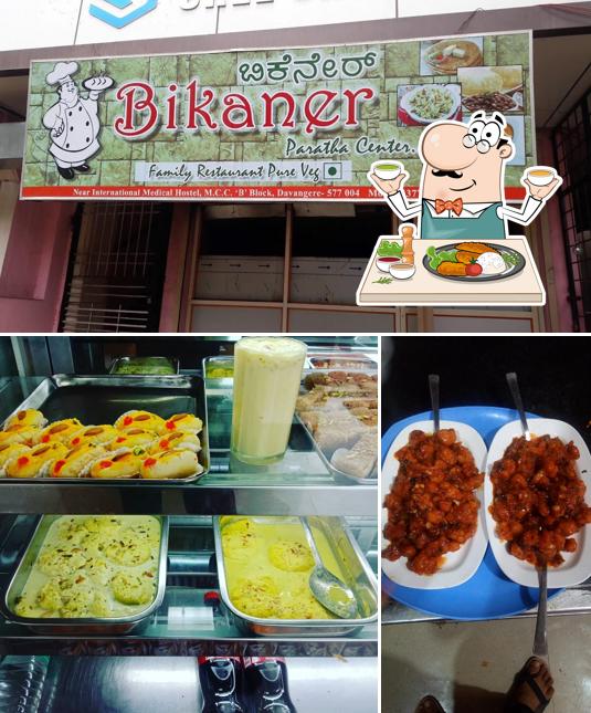 Meals at Bikaner Paratha Centre