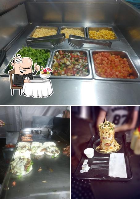 Dog do Mib serve uma seleção de sobremesas