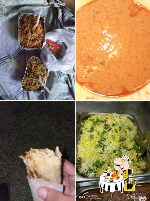 Pulled pork sandwich at New Veg Adda