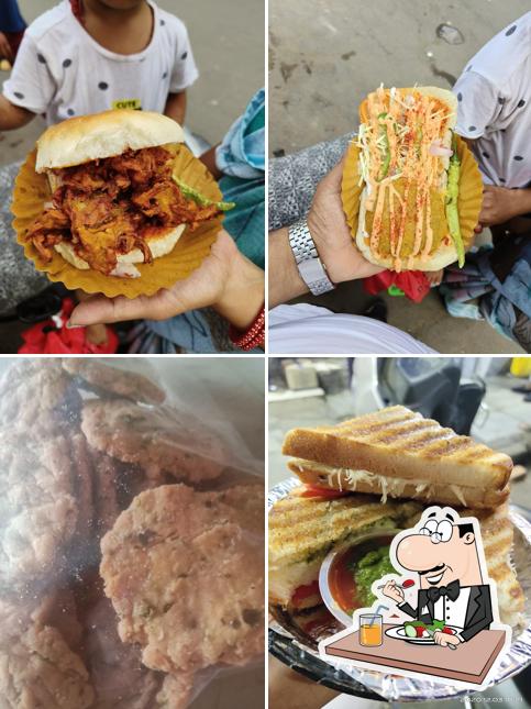 Food at Pinky Pizza & Sandwich Parlour