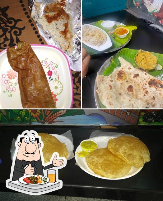 Food at Sri Satya Sai Hotel