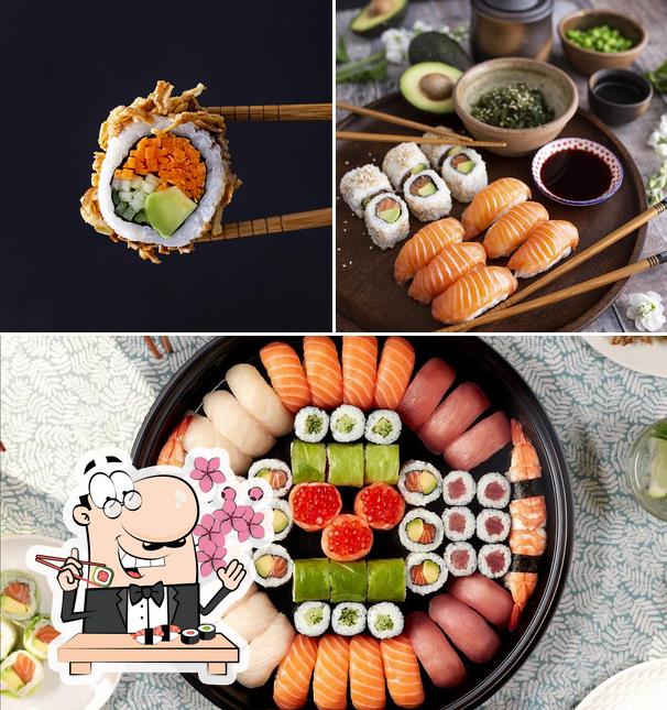 Ordina le diverse opzioni di sushi