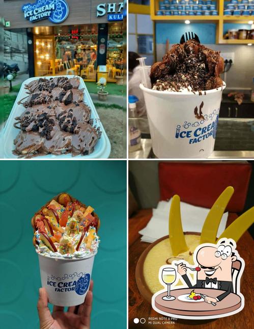 Food at Ice Cream Factory & Shahi Darbar