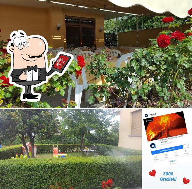 Gli esterni di Grotta Azzurra