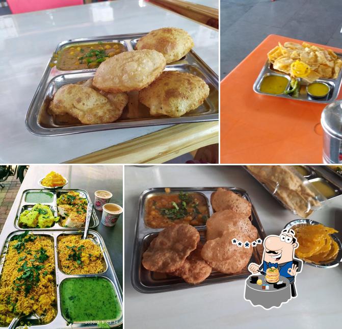 Food at Hare Krishna Dhokla House