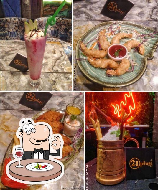 Food at 21 Plus Lounge