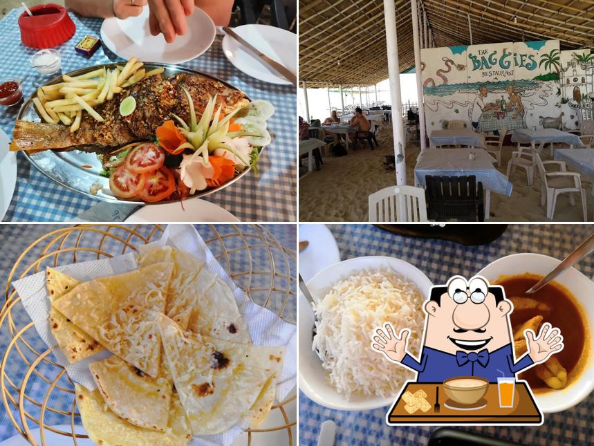 Food at Baggies Beach Shack