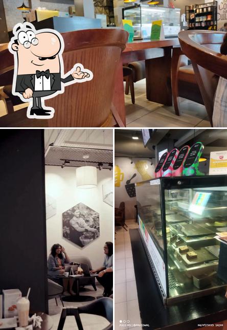 The interior of Café Coffee Day