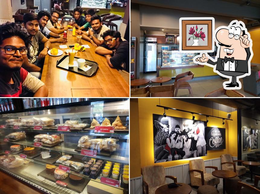 The interior of Café Coffee Day