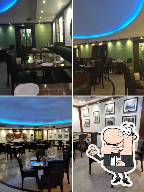 The interior of Kwality Restaurant