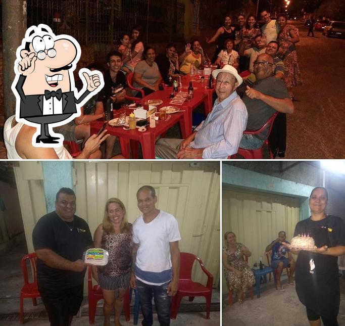 O interior do Espetinho do Dim